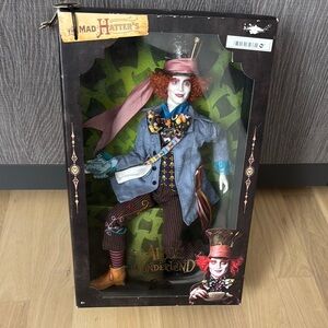 Disney Alice in Wonderland Mad Hatter Mattel Barbie Collector Johnny Depp 2009